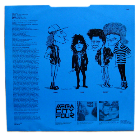 Mega　City　Four - Tranzophobia LP Blue Vinyl
