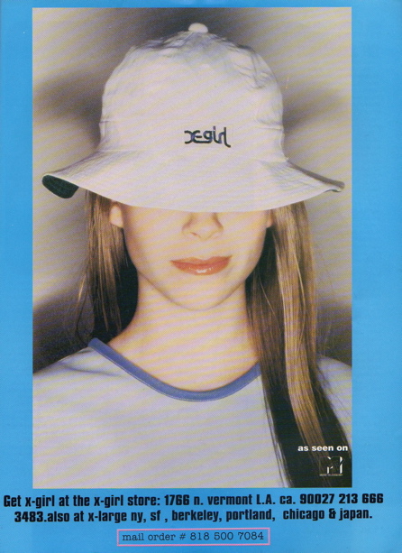 1995 X-girl Magazine Advertisement