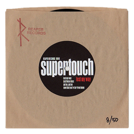 SUPERTOUCH Lost My Way 7" Limited TEE TILL DEATH/VINYL NOISE Version 8/50