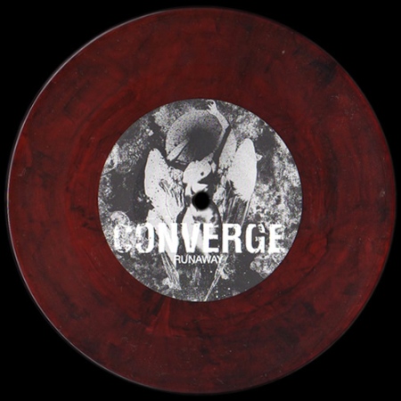 Converge/Dropdead Split 7" Red&Black Swirl vinyl (Deathwish Exclusive)