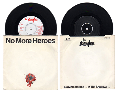 The Stranglers - No More Heroes 7" No Bside label